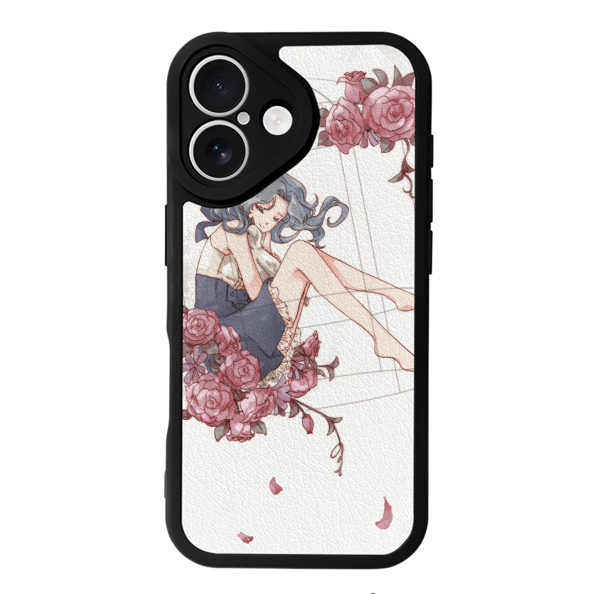 （画像用） 美少女戦士セーラームーン Sailor Moon 【iPhone 16シリーズ対応】シリコンスマホケース（レザー調） 材質：シリコン